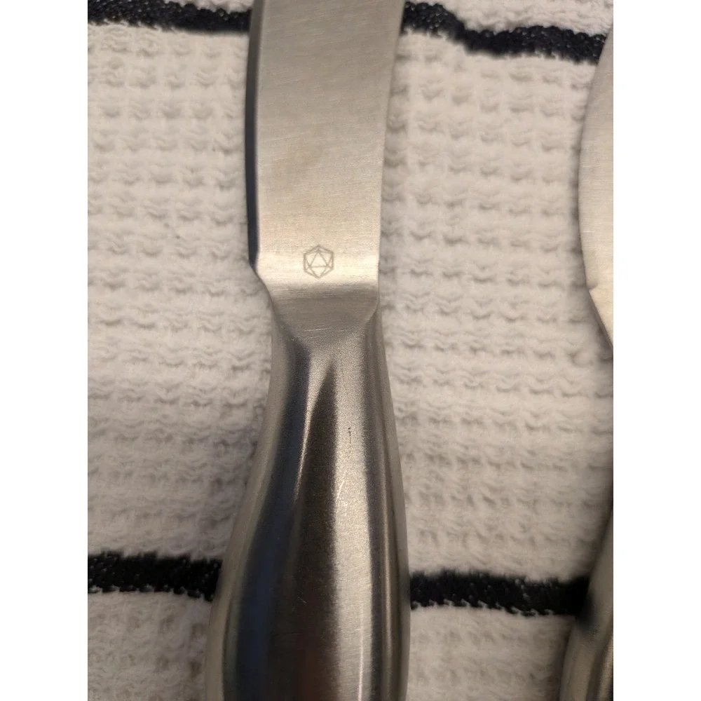 Icosa Living Lunar 6 Piece Cheese‎ Knife Set Stainless Steel Modern Charcuterie
